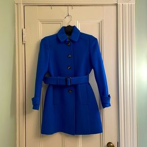 J. Crew double cloth blue pea coat